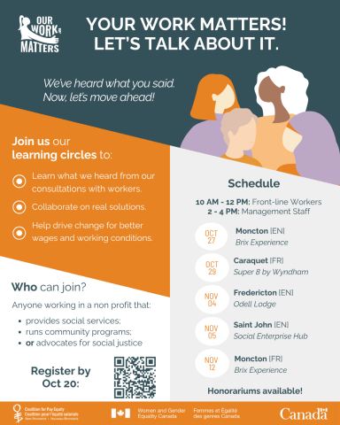 Promotional poster of learning circles