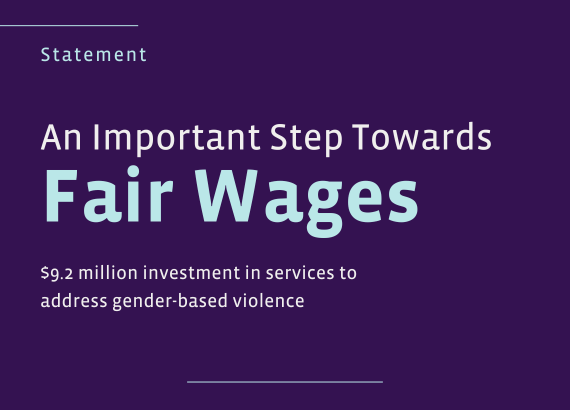 An Important Step Towards Fair Wages